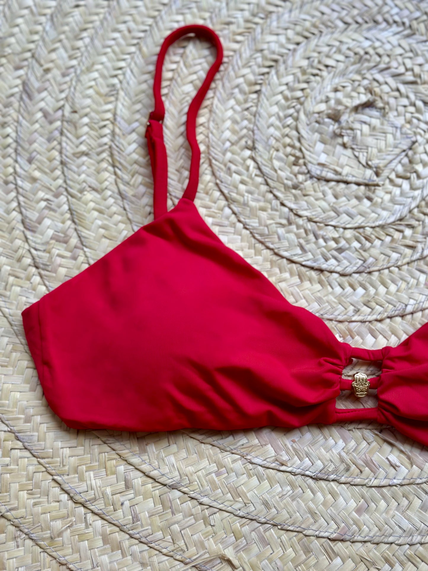 Biquini Bali Hamsá vermelho