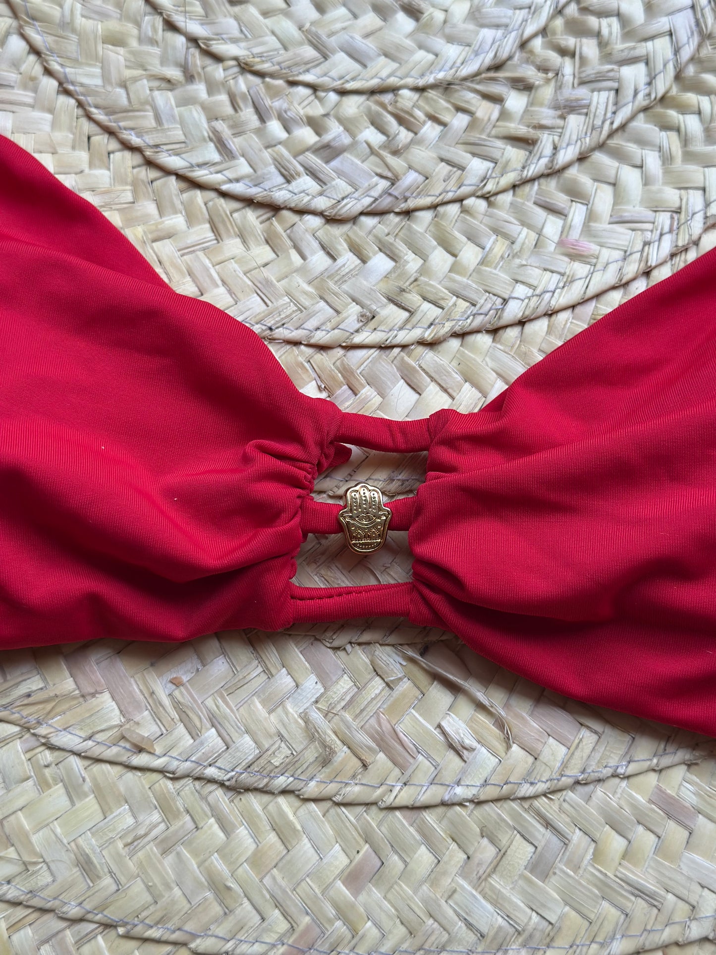 Biquini Bali Hamsá vermelho