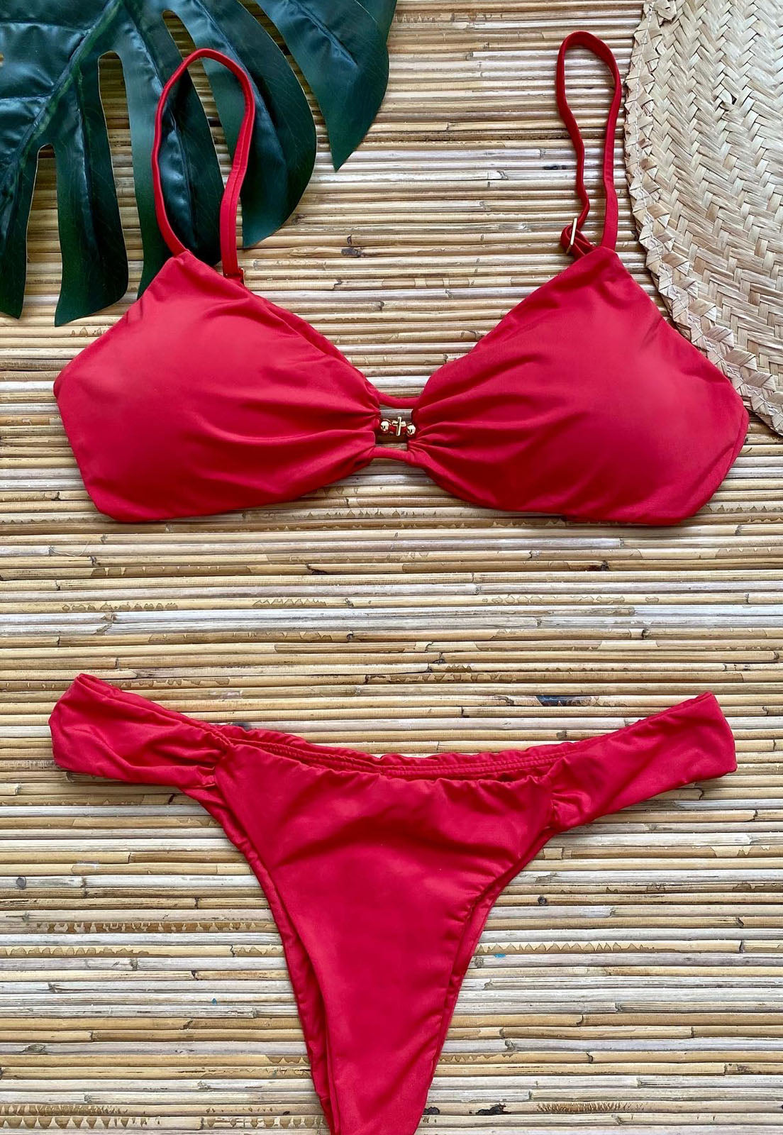 Biquini Bali textura branco