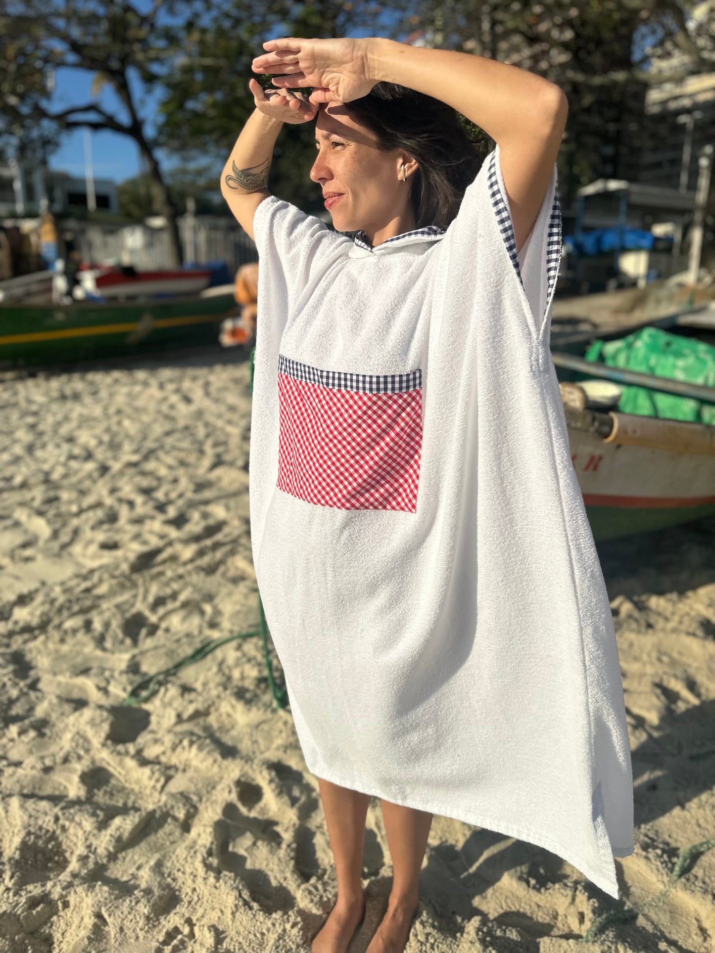 Poncho de toalha