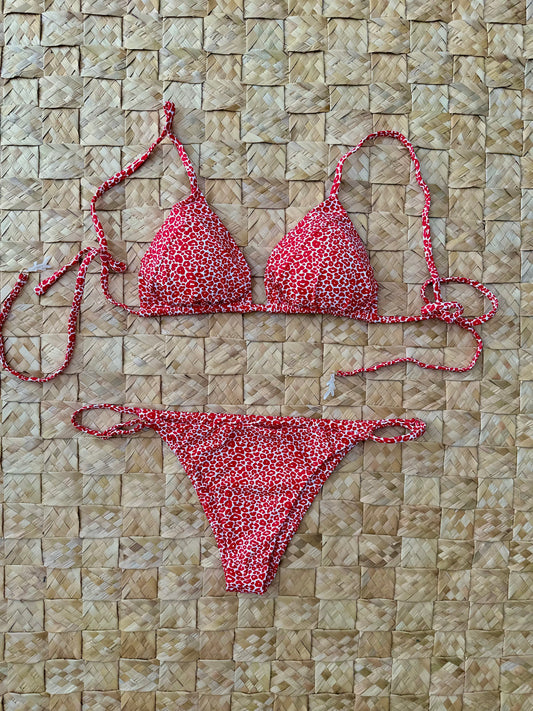 Biquini Snapper oncinha vermelha